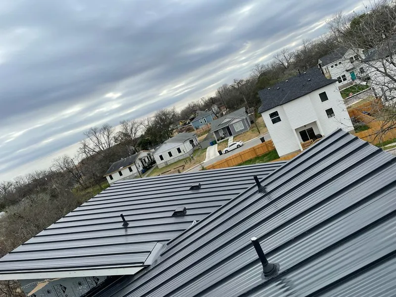 Standing seam metal roof panels with vents for Skylight Repair in Marion Oaks